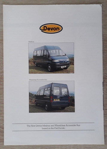 Fiat ducato devon minibus - minibus, e