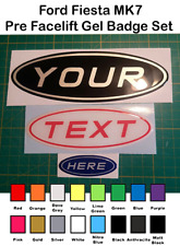 Ford Fiesta MK7 Pre Facelift (2008 - 2012) Set distintivo GEL STERZO ANTERIORE POSTERIORE