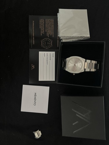 Orologio memento acciaio - in,