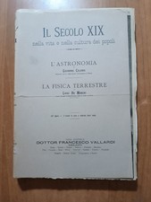 IL SECOLO XIX L'astronomia /