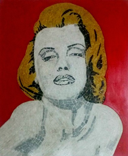 Mosaico artistico raffigurante