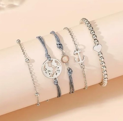 Set braccialetti fantasia - di, 5