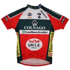 Maglia ciclismo uomo Landboukrediet–Colnago Team taglia S full zip Saclà Colnago