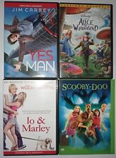 Dvd Scooby Doo + Io & Marley + Yes Man + Alice In Wonderland Lotto