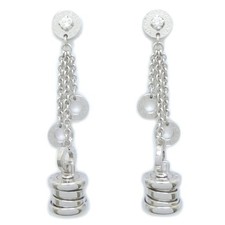 BVLGARI B.zero1 Element Earrings K18WG White Gold 293417