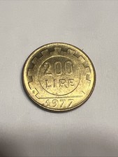 moneta antica 200 Lire 1977