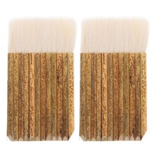  2 Pcs Pennello Per Pittura Su Ceramica Pennelli Di Spazzola Lana