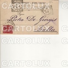 A8620 VARESE 1894 BUSTO ARSIZIO GIOVANNI INTROINI COMMERCIALE SETA COTONE 1894