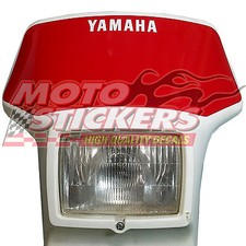 YAMAHA TT600 1983 - decalcomania tabella adesiva anteriore portanumero