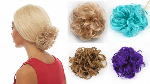 Cravatta scrunchie capelli - cravatta,