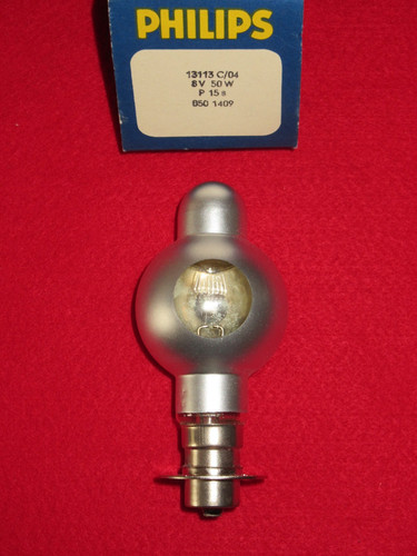Lampada proiettore 50w - 8v, p30s