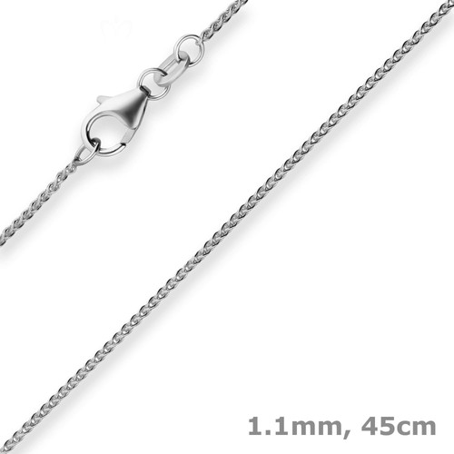 Collana zopfkette platino - collana,