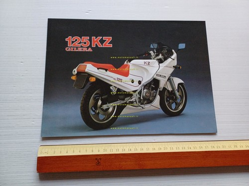 Gilera 125 1986 depliant - gilera,