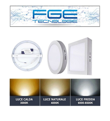 Plafoniera led 24 watt - led, 18