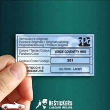 1 Adesivo etichetta Alfa