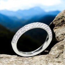 Fede nuziale donna diamante