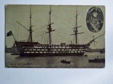 NAVE ship The VICTORY Portsmouth Harbour Royal Navy veliero old postcard