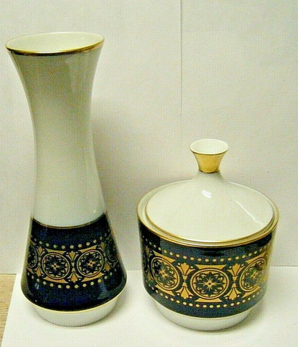 Set vaso piatto caramelle - vaso,