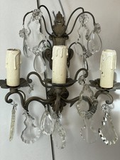 Antica coppia di applique/luci