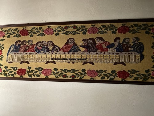 Arazzo antico ultima - ultima, cena