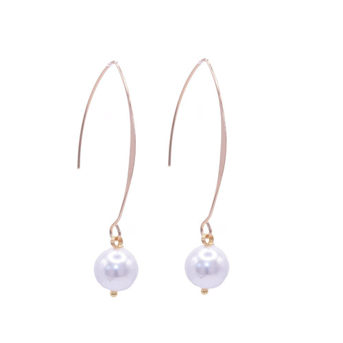 Orecchini perla donna con - -,