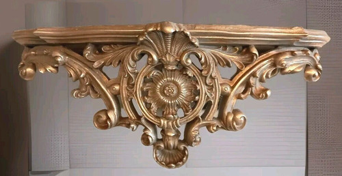 Consolle parete barocco oro - consolle,