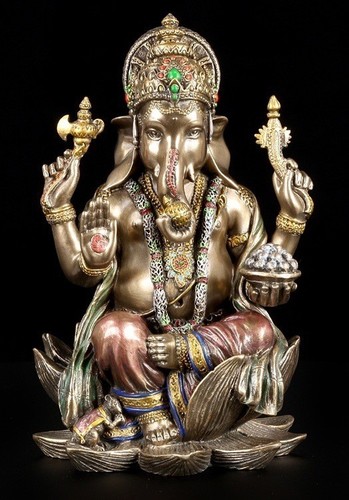 Statua ganesha trono - ganesha,