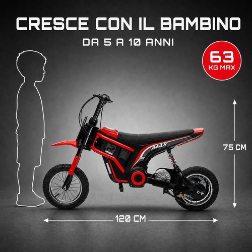Moto cross elettrica bambini - elettrica,