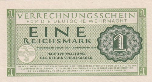 Germania reichsmark 1944 - 1, reichsmark,