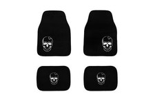 Universale Tappetini Con Teschio Motivo/4-teilig per Davanti + Posteriore