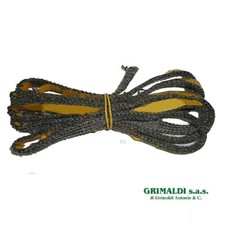 GUARNIZIONE ADESIVA PER VETRO STUFA A PELLET LUNGHEZZA 2m Ø 10X3 mm