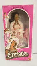 BAMBOLA VINTAGE BARBIE 1981 "ROSA E BELLA" CHRISTIE SUPERSTAR EPOCA #3555 - NRFB