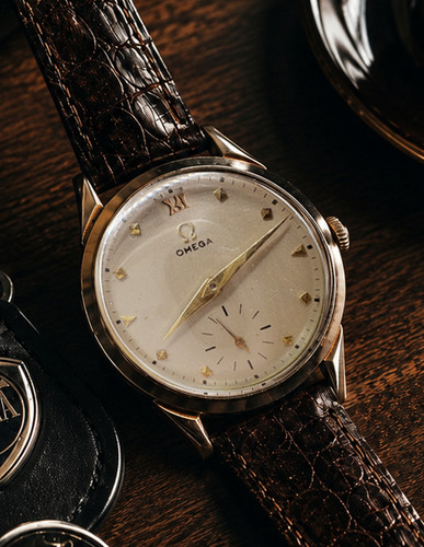 Omega cal 381 - 1951, gold