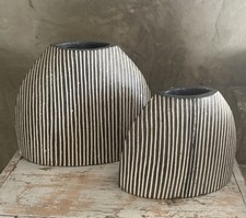 Coppia Di Vasi/porta Candele  Anni 60 