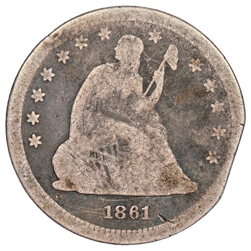 Usa dollaro 1861 seated - usa,