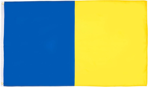 Bandiera blu giallo - blu,