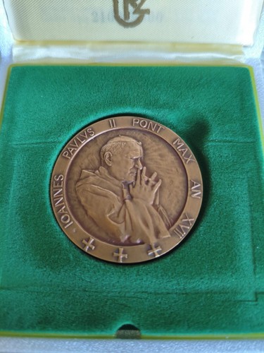 Medaglia pontificia bronzo - in,