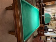 Tavolo da Biliardo  in Legno Massello inizii del 900 dei F.lli De Agostini