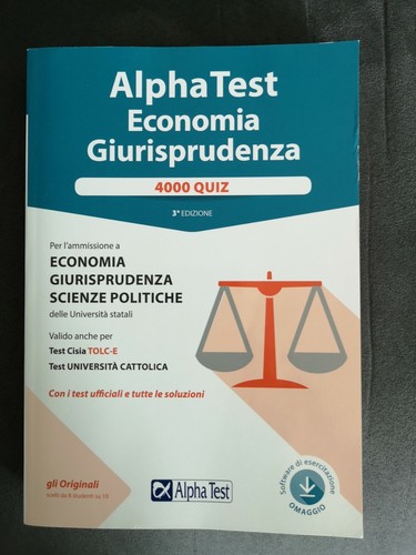 Alpha test economia - alpha,