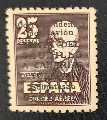 Spagna 1950 mail - a.mail., 25pt+10c