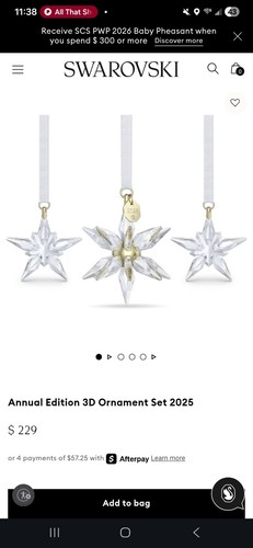Swarovski decorazione - swarovski,