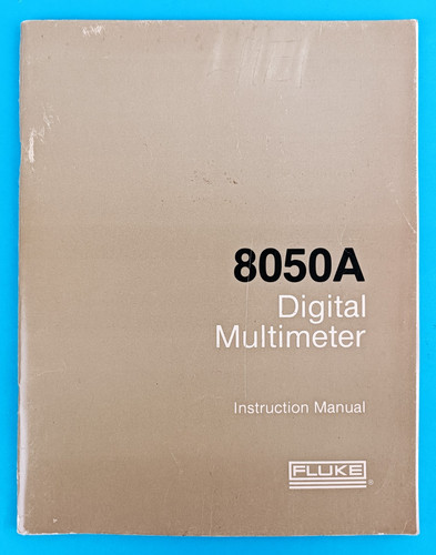Fluke 8050a catalogo - 8050a,