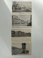 PORTORECANATI LOTTO 4 ANTICHE CARTOLINE FORMATO PICCOLO B/N MACERATA