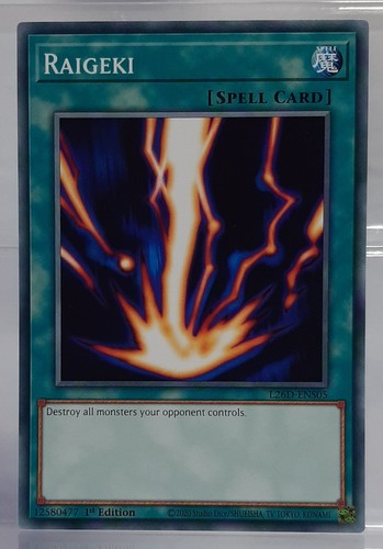 Yugioh raigeki carta - -,
