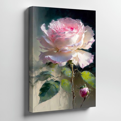 Grande quadro floreale arte - , da