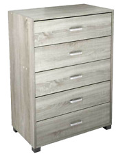 CASSETTIERA SETTIMINO 5 CASSETTI DESIGN MODERNO ROVERE OLMO LEGNO 101*68*40 cm