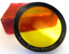 Leica raro filtro giallo a vite per ottiche Summar 50 elmar 90/4 hektor 135/4,5