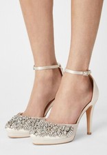 Scarpa sposa tacco con strass