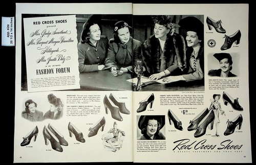 Scarpe croce rossa 1941 tacco