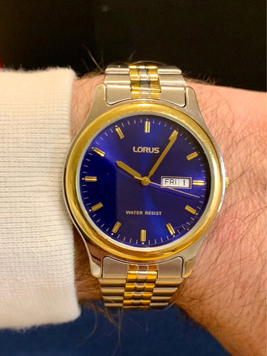 Orologio lorus quadrante blu - orologio,